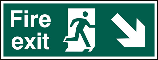 FIRE EXIT SIGN - BSS12101