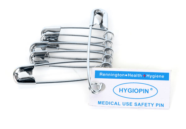 HYGIO PIN SAFETY PINS PACK OF 12 - CM0470